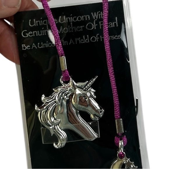 Artmarks by Cynthia Gale - Unique Unicorn With Genuine Mother of Pearl - Picture 3 of 4